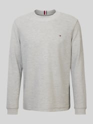 Longsleeve mit Logo-Stitching von Tommy Hilfiger Grau - 11