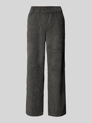 Cropped Culotte aus Cord von MAC Grau - 7