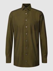 Vrijetijdsoverhemd in gemêleerde look, model 'Global Kent' van OLYMP Groen - 45