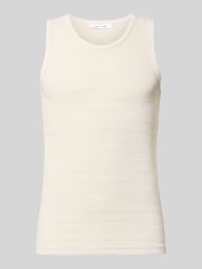 Tanktop mit Strukturmuster Modell 'lars' von Samsøe Samsøe Beige - 8