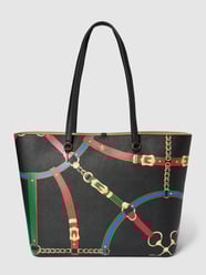 Tote bag van echt leer, model 'KARLY' van Lauren Ralph Lauren Zwart - 39