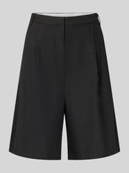 Regular fit bermuda van elastische materiaalmix model 'Nika' van Neo Noir - 1