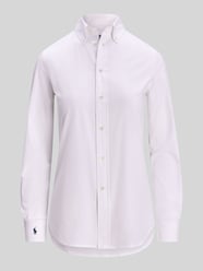 Bluzka koszulowa o kroju regular fit z mieszanki bawełny od Polo Ralph Lauren - 31