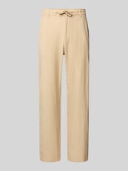 loose fit linnen broek met trekkoord model 'BRODY' van Selected Homme - 29