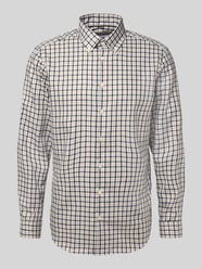 Regular fit zakelijk overhemd van katoen van Christian Berg Men Beige - 15