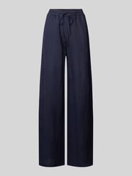 Wide Leg Leinenhose mit elastischem Bund von Emily Van den Bergh - 16