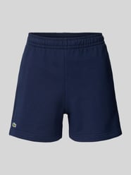 Szorty dresowe z czystej bawełny o kroju regular fit od Lacoste Sport - 14