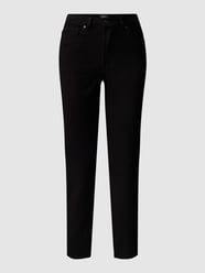 Straight fit jeans met labeldetail, model 'EMILY' van Only Zwart - 23