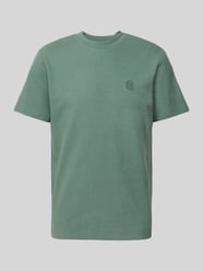 T-Shirt mit geripptem Rundhalsausschnitt von Blend - 27