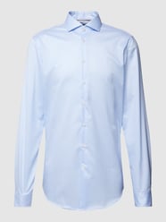 Slim Fit Business-Hemd mit extra langem Arm von Jake*s  Blau - 48
