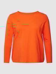 PLUS SIZE Longsleeve mit Rundhalsausschnitt von Tom Tailor Plus Rot - 30