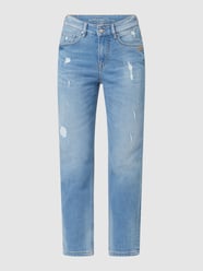 Mom Fit Cropped Jeans mit Stretch-Anteil Modell 'Gloria' von Gang Blau - 27