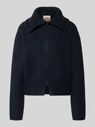Strickjacke aus Mohair-Mix mit Label-Detail Modell 'Hulda' von MOS MOSH - 23
