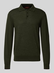 Koszulka polo z dzianiny z kołnierzykiem typu kent od CRUNA - 8