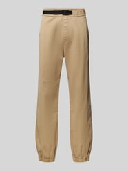 Baggy Fit Hose mit Klickverschluss Modell 'Gerko' von Hugo Blue Beige - 31