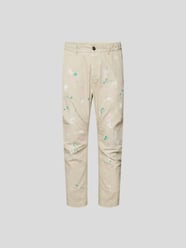 Relaxed Fit Chino mit Farbklecksen von Dsquared2 Beige - 3