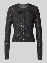 Gebreid jack met pailletten, model 'SABA1' van Marella - 3