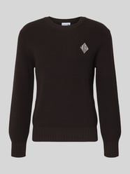 Regular fit pullover van katoenmix model 'COTES PERLES' van Lacoste - 4