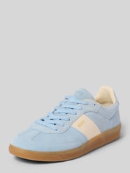 Sneakersy o niskim kroju z naturalnej skóry bydlęcej model 'BRENTA_TENN' od BOSS - 10