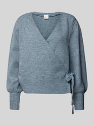 Gebreide pullover met strikdetail, model 'HOLENE' van ICHI - 34