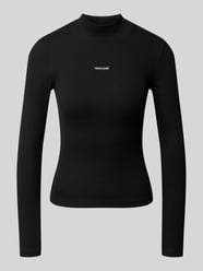 Slim Fit Langarmshirt aus Baumwoll-Mix mit Logo-Patch von GUESS Jeans - 27