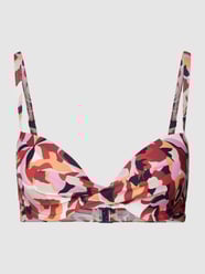 Bikini met all-over motief, model 'CARILO' van Esprit Blauw / turquoise - 43