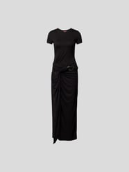 Maxikleid in Wickel-Optik von Diesel Schwarz - 3