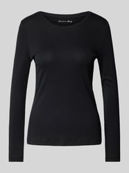 Longsleeve mit Rundhalsausschnitt von Christian Berg Woman Schwarz - 20