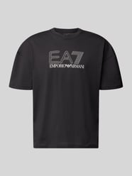 T-shirt met logo en ronde hals van EA7 Emporio Armani - 11