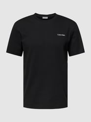 T-Shirt mit Label-Detail von CK Calvin Klein Schwarz - 32