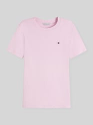 T-shirt o kroju slim fit z czystej bawełny od Tommy Hilfiger - 12
