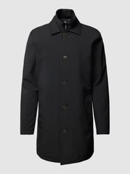 Lange jas met steekzakken, model 'ALVIN' van Selected Homme Zwart - 47