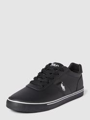 Sneaker mit Label-Stitching Modell 'HANFORD' von Polo Ralph Lauren Grau / Schwarz - 37