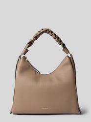 Handtasche mit Logo-Print Modell 'Grana' von Coccinelle Beige - 33