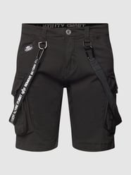 Shorts mit Cargotaschen Modell 'UTILITY' von Alpha Industries Schwarz - 21