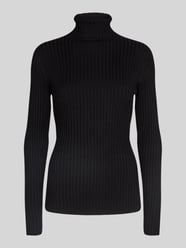 Rollkragenpullover mit Rippstrickstruktur von Soyaconcept - 1
