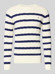 Slim Fit Pullover in Strick-Optik von GANT - 32