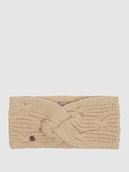 Stirnband mit Zopfmuster  von Loevenich Beige - 45