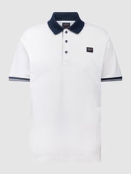 Poloshirt mit Label-Patch von Paul & Shark Weiß - 22