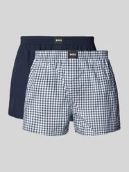 Boxershorts mit elastischem Bund im 2er-Pack von BOSS Blau - 28