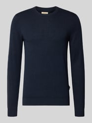 Gebreide pullover met ronde hals, model 'BAGGE' van Blend - 11