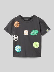 T-Shirt mit Motiv-Print von Blue Seven - 48