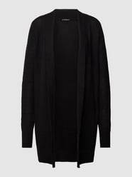 Strickjacke mit Strukturmuster von Montego Grau / Schwarz - 22