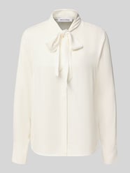 Regular Fit Schluppenbluse aus Viskose von MORE & MORE - 36