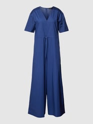 Jumpsuit mit V-Ausschnitt Modell 'LEPIDO' von Weekend Max Mara Blau - 29