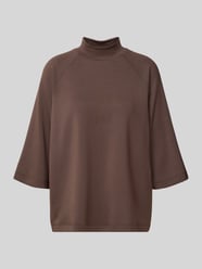 Sweatshirt met opstaande kraag en 1/2-mouwen, model 'BANU' van Soyaconcept - 7