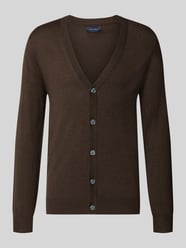 Cardigan aus Woll-Mix mit V-Ausschnitt von Christian Berg Men - 32