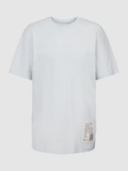 T-Shirt mit Logo-Stitching von KARL KANI Blau - 17