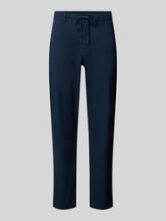 Regular Tapered Fit Chino mit Tunnelzug Modell 'LERO' von SELECTED HOMME Blau - 7