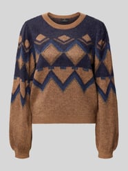 Relaxed Fit Strickpullover mit Woll-Anteil von monari - 23